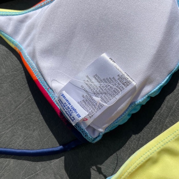 vintage 2000s corona rainbow bikini set - Picture 7 of 7